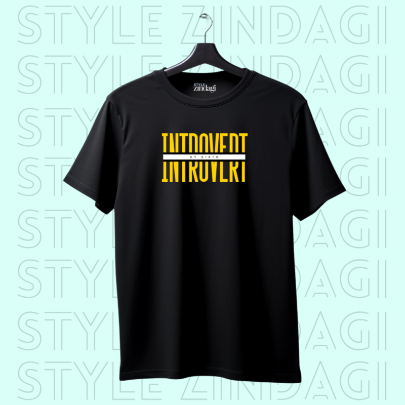 Introvert By Birth Unisex Tshirt - Half Sleeves