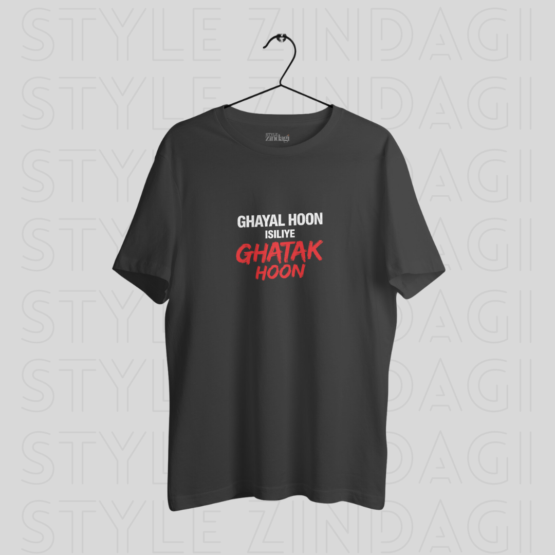 Ghayal Hoon Isiliye Ghatak Hoon Unisex T-Shirt | Dhurandhar T-Shirt