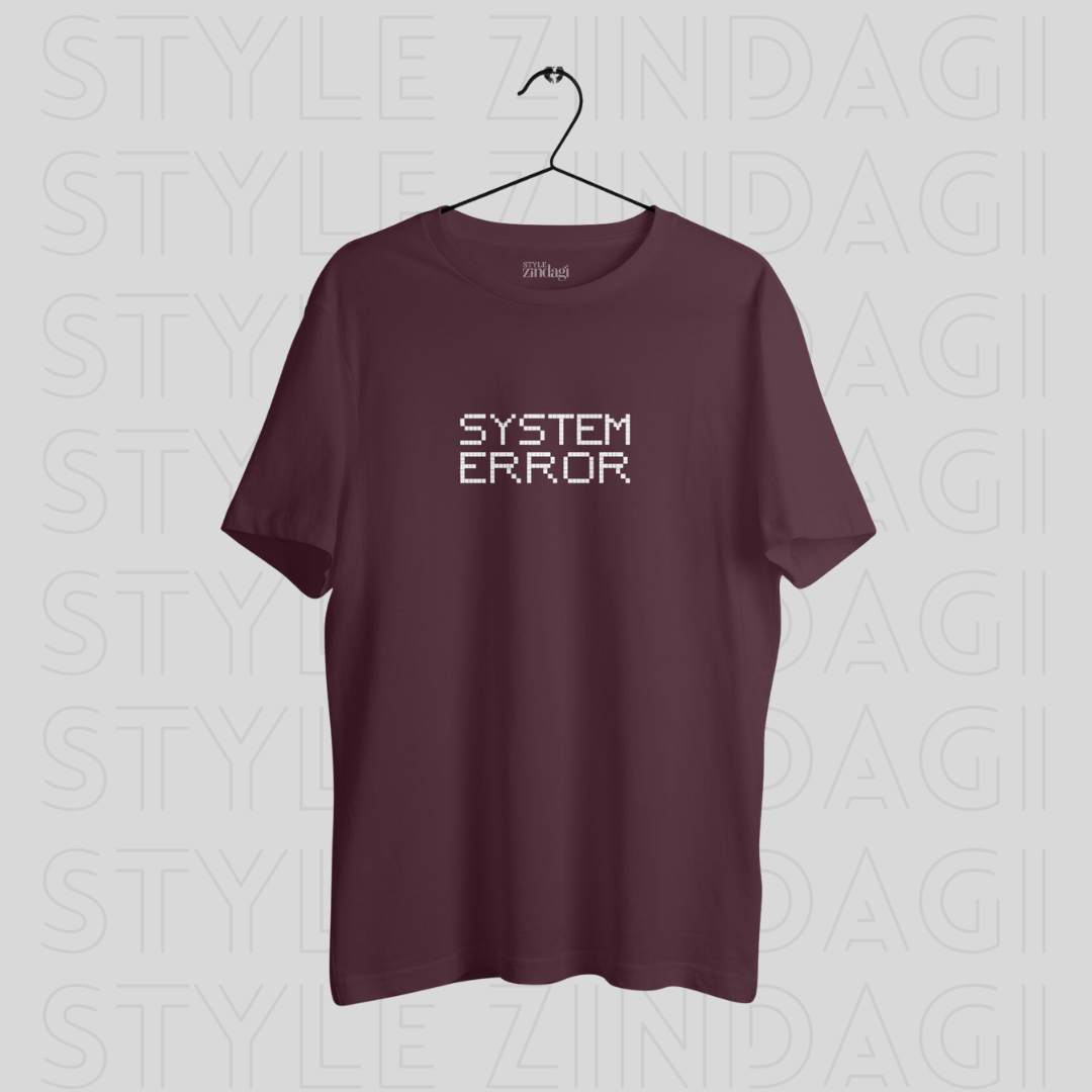 System Error Unisex Cotton T-Shirt